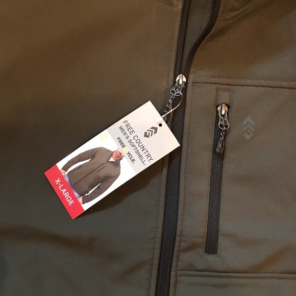 Mens Olive Green Jacket Size XL - Picture 3 of 5